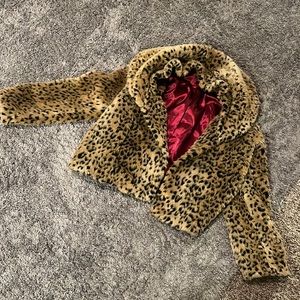 Faux fur jacket